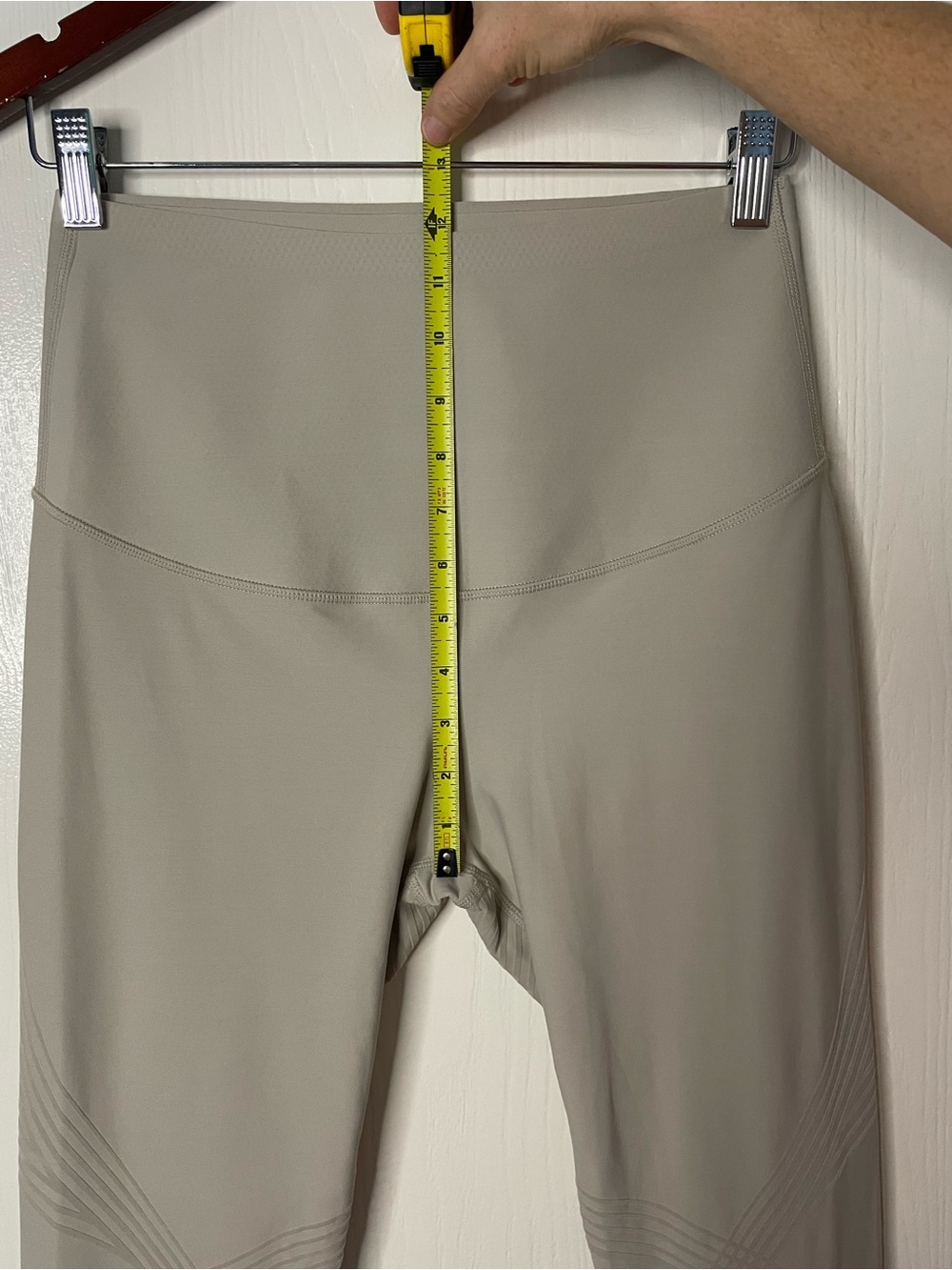 Fanka Body Sculpt High Rise Leggings Taupe Size Small Yoga Workout - Picture 8 of 9